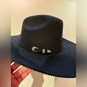 New cowboy hat with Swarovski crystal brim